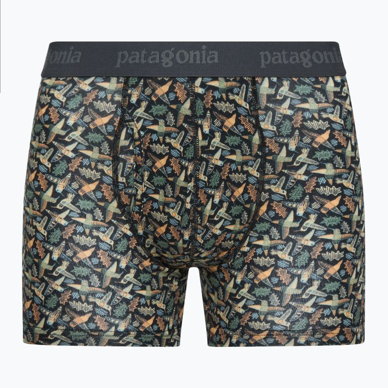 Труси чоловічі Patagonia Essential Boxer Briefs 3" allen's party/ink black