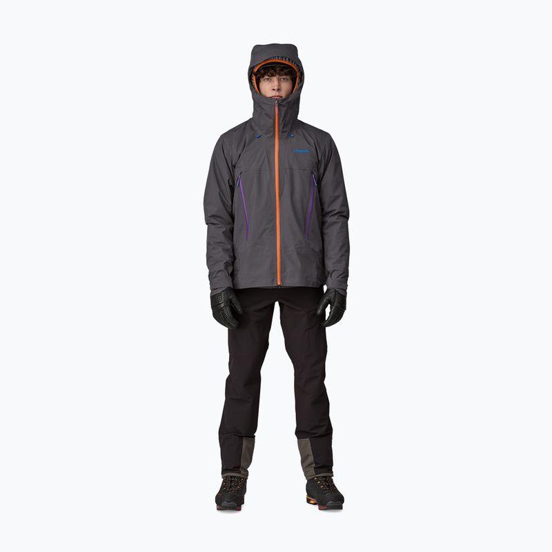 Куртка-дощовик чоловіча Patagonia Super Free Alpine forge grey 2