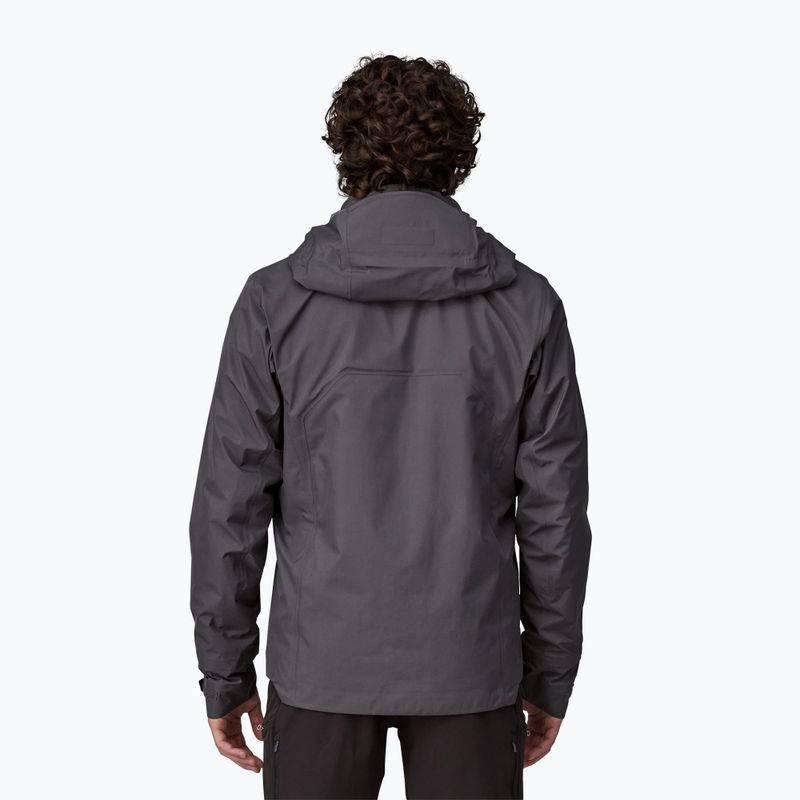 Куртка-дощовик чоловіча Patagonia Super Free Alpine forge grey 3