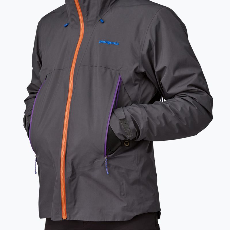 Куртка-дощовик чоловіча Patagonia Super Free Alpine forge grey 6