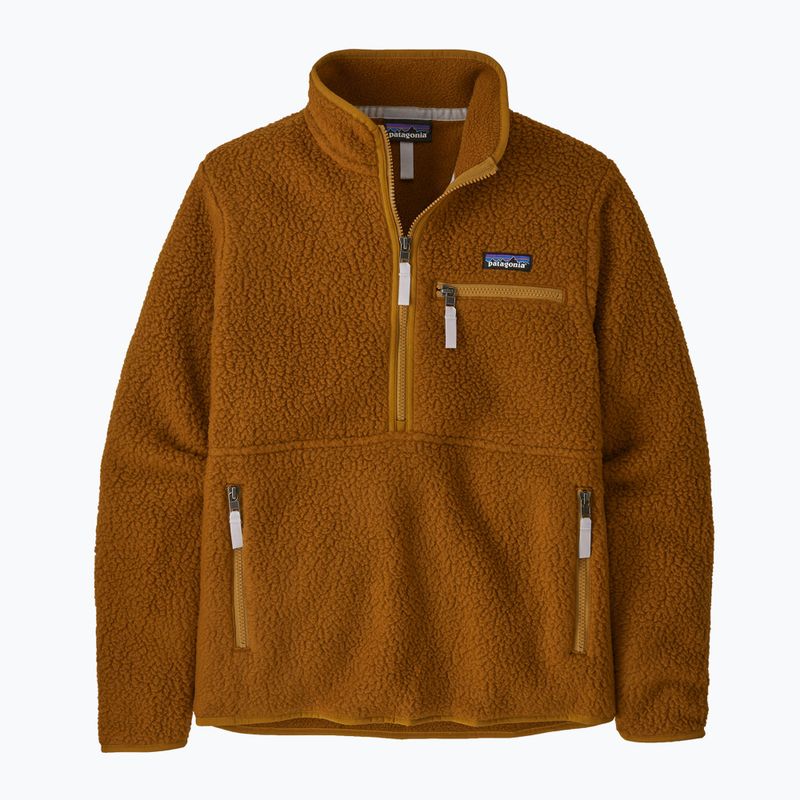 Кофта флісова жіноча Patagonia Retro Pile Marsupial shelter brown 3