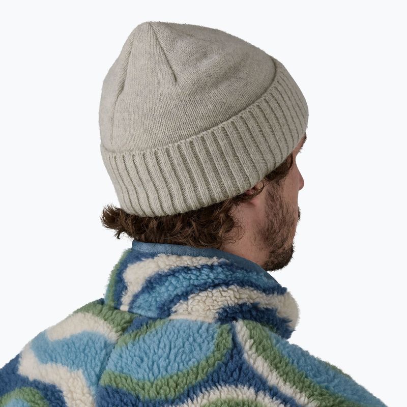 Шапка Patagonia Brodeo Beanie og legacy label/crisp grey 3