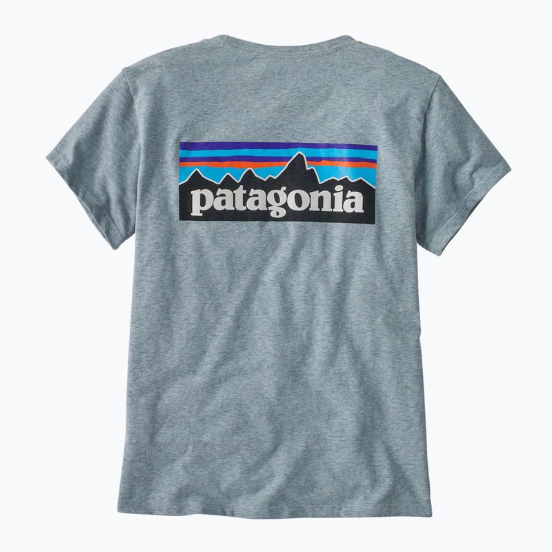 Футболка жіноча Patagonia P-6 Logo Responsibili-Tee thermal blue 2