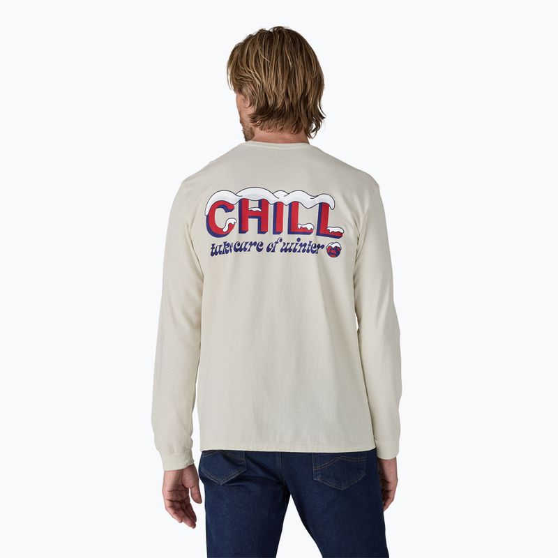 Лонгслів чоловічий Patagonia Chill Responsibili brich white 2