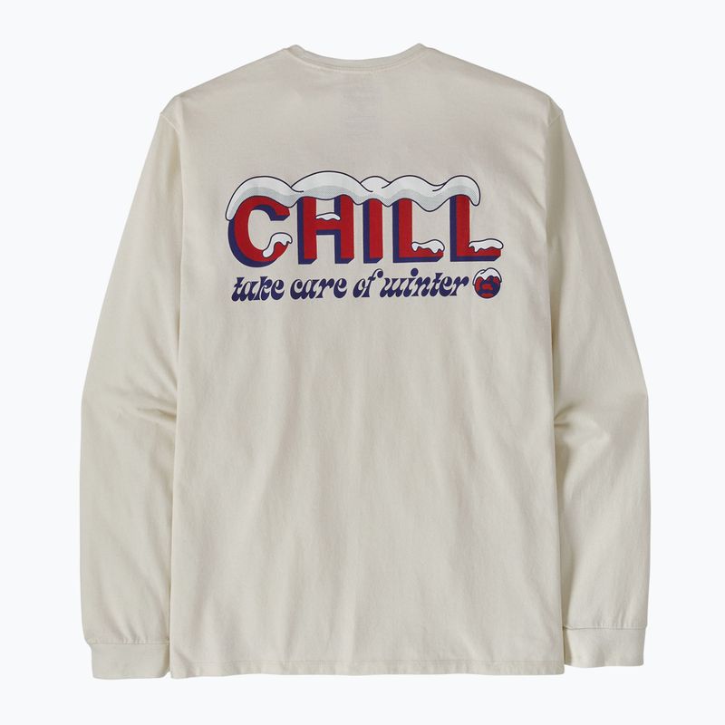 Лонгслів чоловічий Patagonia Chill Responsibili brich white 3