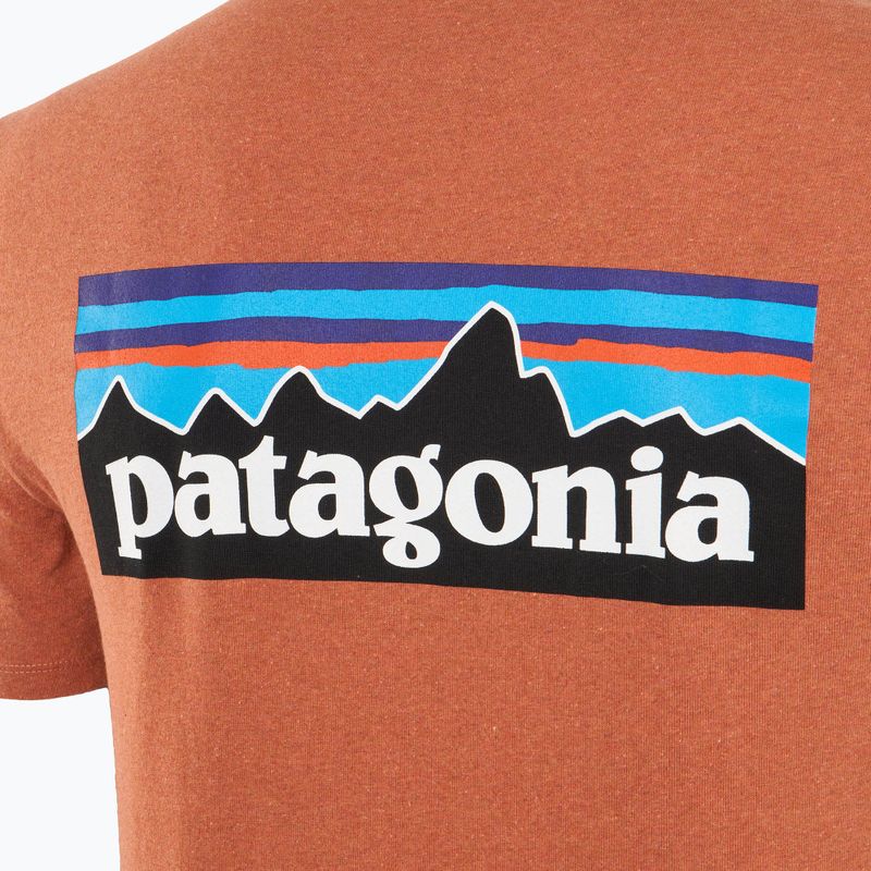 Футболка трекінгова чоловіча Patagonia P-6 Logo Responsibili-Tee redtall rust 4