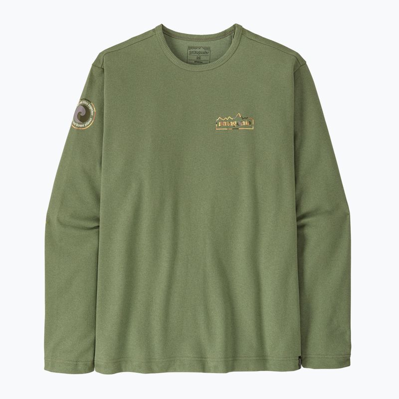 Кофта чоловіча Patagonia Lightweight Unity Fitz Wildrise Crew terrain green