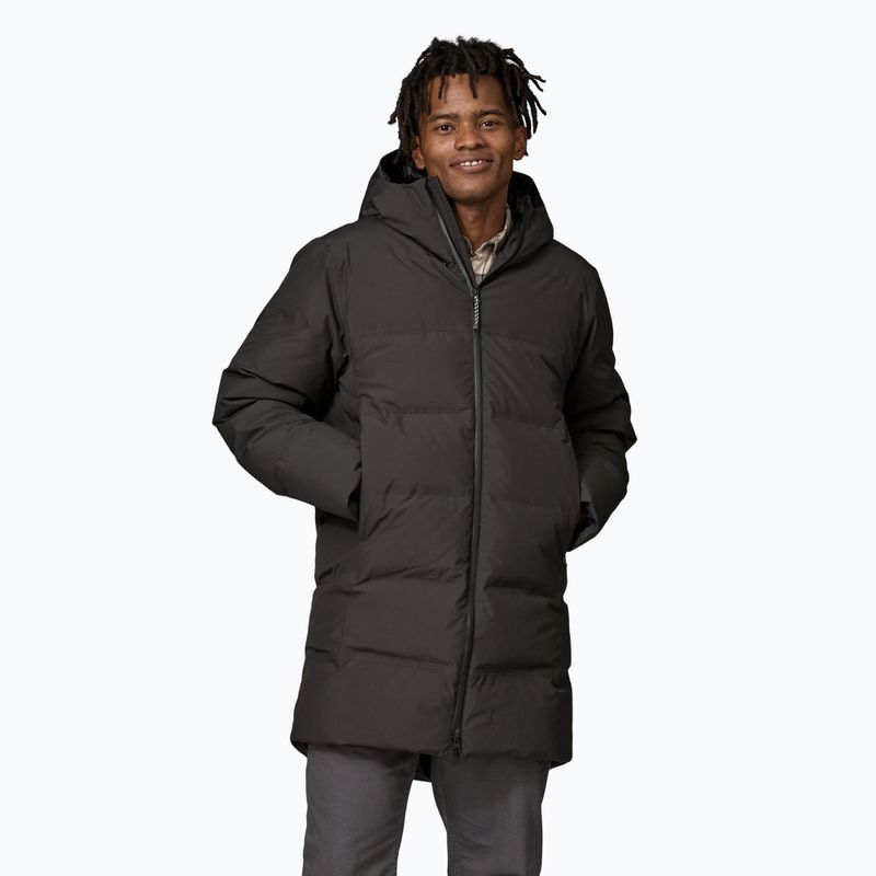 Чоловіча пухова куртка Patagonia Jackson Glacier Parka чорна
