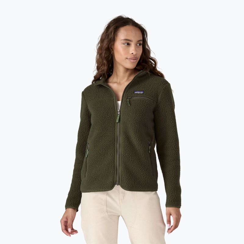 Кофта флісова жіноча Patagonia Retro Pile Hoody pine needle green