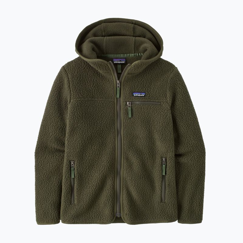 Кофта флісова жіноча Patagonia Retro Pile Hoody pine needle green 4