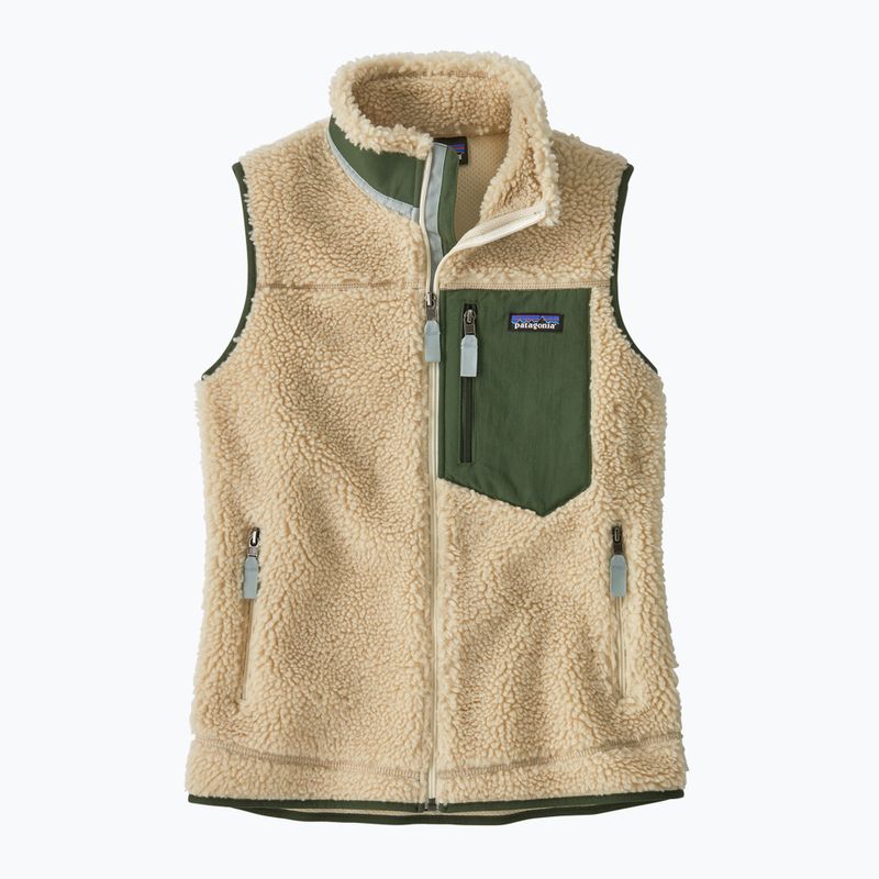 Patagonia Classic Retro-X жіноча безрукавка темна натуральна/соснова сосна зелена 3