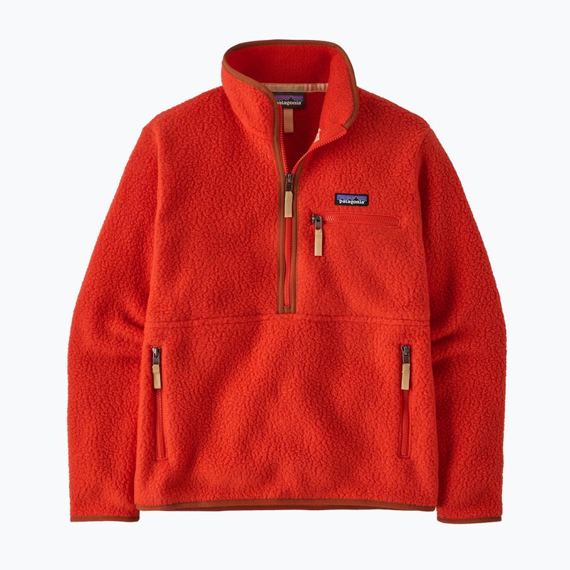 Кофта флісова жіноча Patagonia Retro Pile Marsupial madder red 3