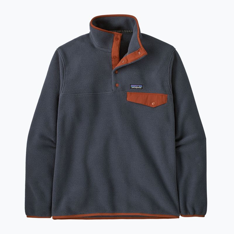 Кофта трекінгова чоловіча Patagonia LW Synch Snap-T P/O smolder blue w/burnished red 3