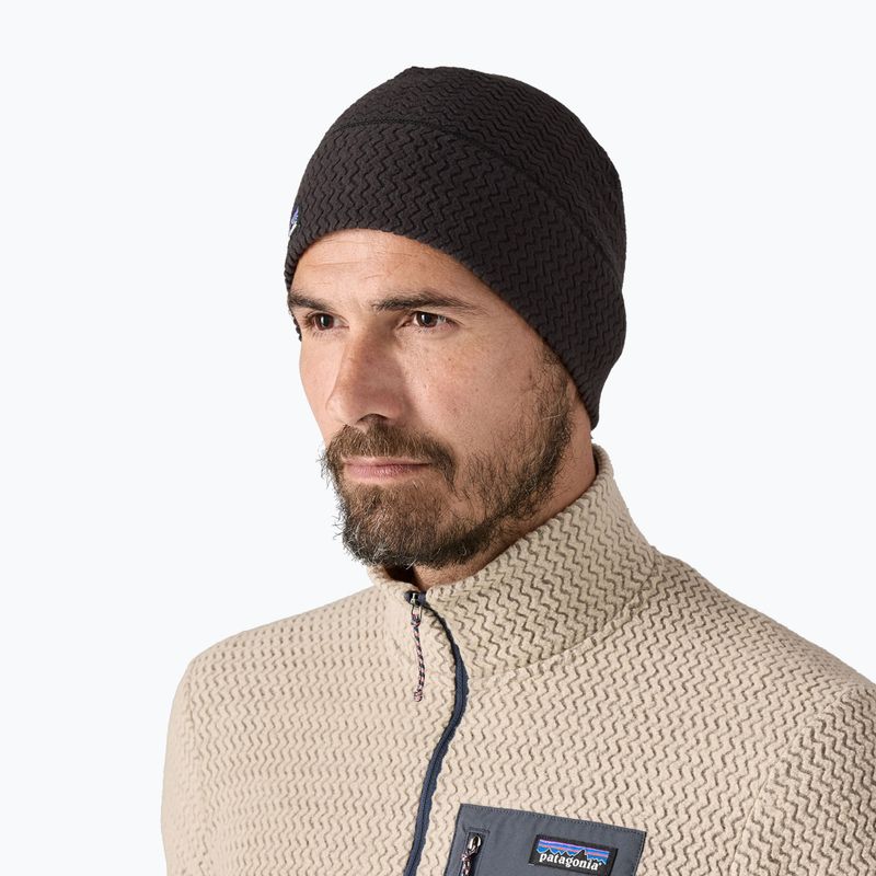Шапка зимова Patagonia R1 Air Beanie black 2