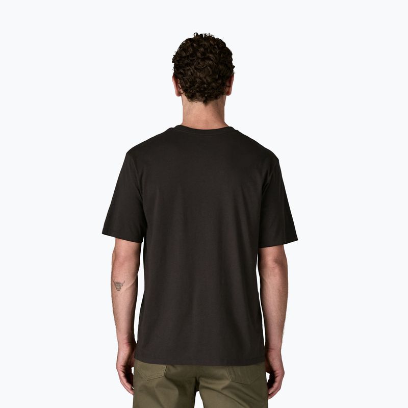 Футболка чоловіча Patagonia Daily Pocket Tee black 2