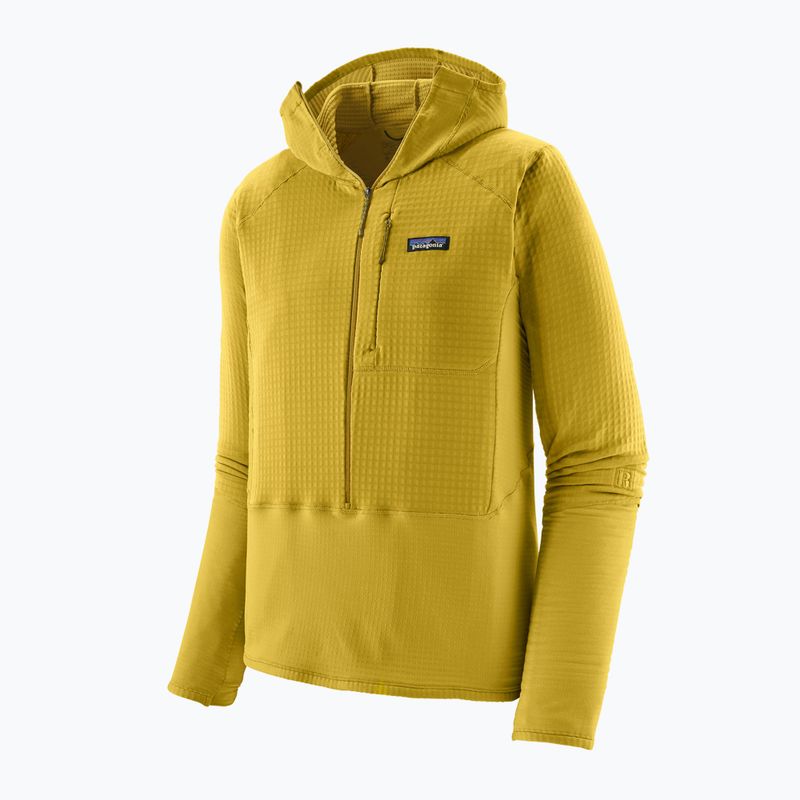 Чоловіча софтшелл куртка Patagonia R1 Hybrid Pullover Hoodie з капюшоном, комплект зелений 3