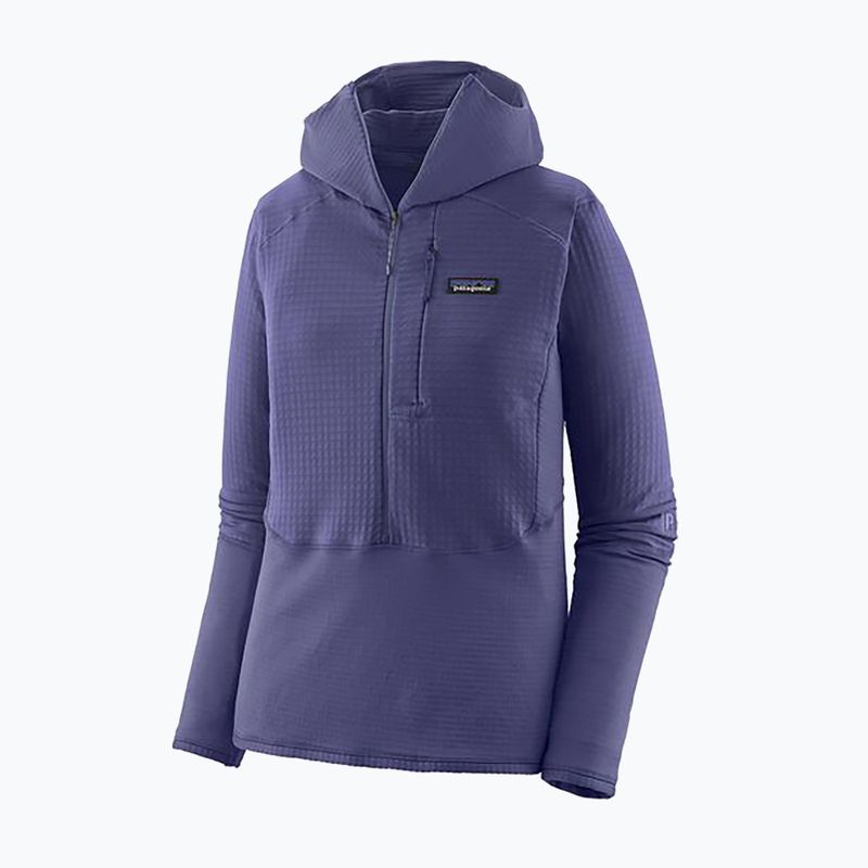 Жіноча софтшелл куртка Patagonia R1 Hybrid Pullover Hoody solstice фіолетовий 3