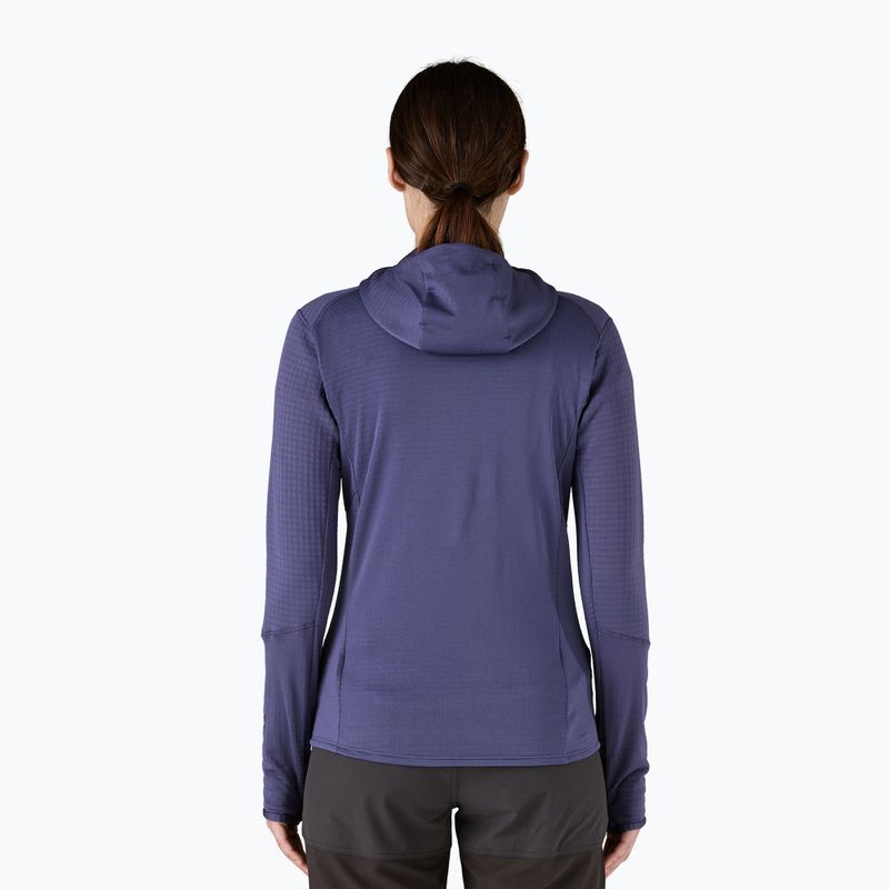 Жіноча софтшелл куртка Patagonia R1 Hybrid Pullover Hoody solstice фіолетовий 2