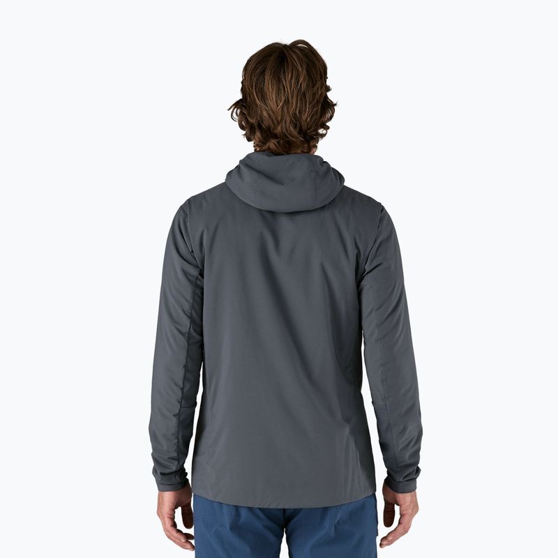 Чоловіча гібридна куртка Patagonia Nano-Air Ultralight Full-Zip Hoody кольору smolder blue 3