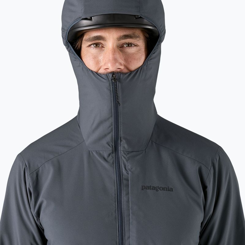 Чоловіча гібридна куртка Patagonia Nano-Air Ultralight Full-Zip Hoody кольору smolder blue 4