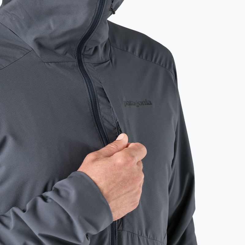 Чоловіча гібридна куртка Patagonia Nano-Air Ultralight Full-Zip Hoody кольору smolder blue 8