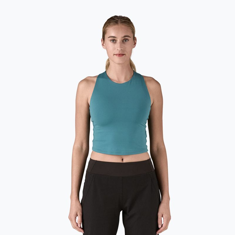 Футболка трекінгова жіноча Patagonia Reversible Tank wetland blue