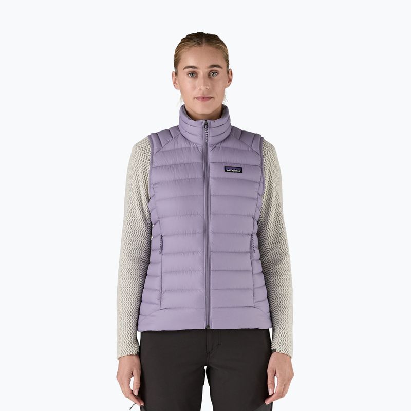 Жилет жіночий Patagonia Down Sweater concrete purple