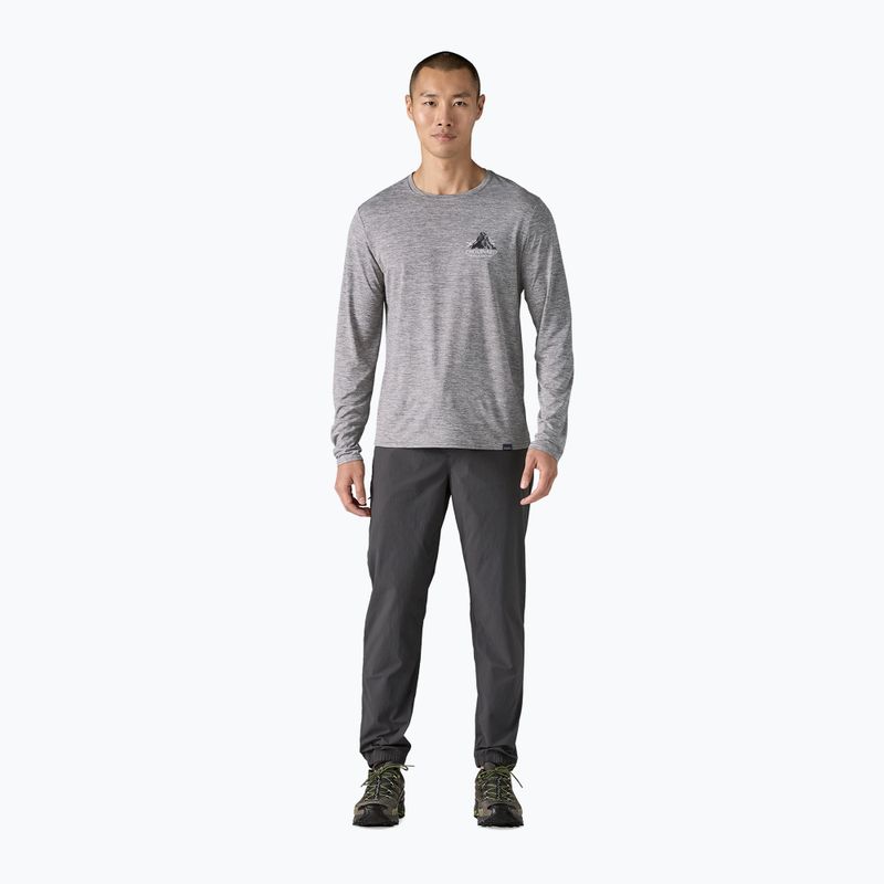 Лонгслів чоловічий Patagonia Cap Cool Daily Graphic Lands chouinard crest/feather grey 2
