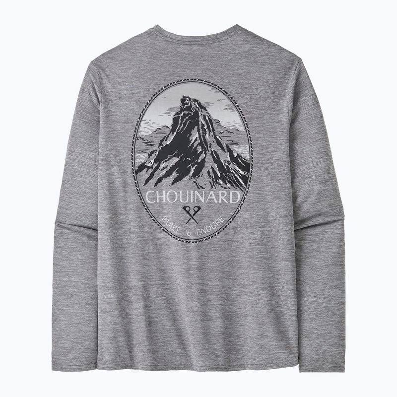 Лонгслів чоловічий Patagonia Cap Cool Daily Graphic Lands chouinard crest/feather grey 5