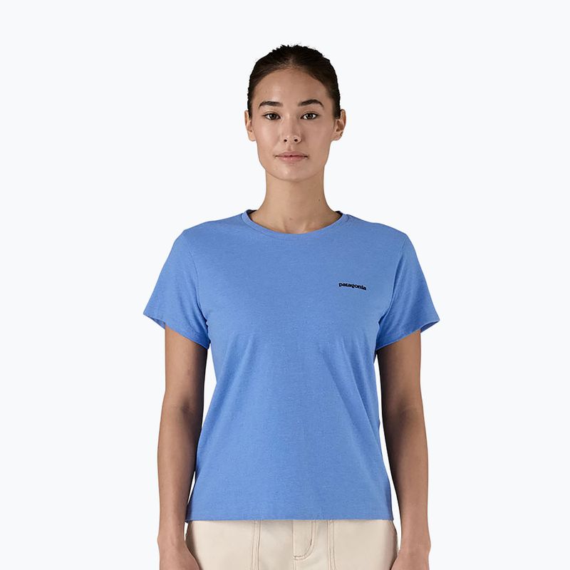 Футболка жіноча Patagonia P-6 Logo Responsibili-Tee abundant blue