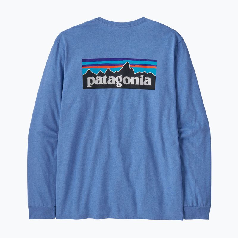 Лонгслів чоловічий Patagonia P-6 Logo Responsibili abundant blue 4