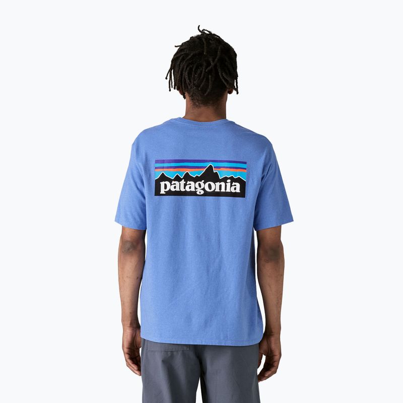Футболка чоловіча Patagonia P-6 Logo Responsibili-Tee abundant blue 2