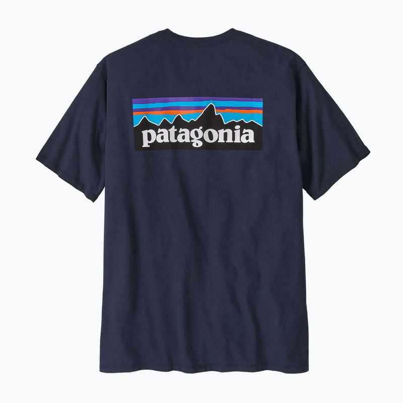 Футболка чоловіча Patagonia P-6 Logo Responsibili-Tee new navy 4