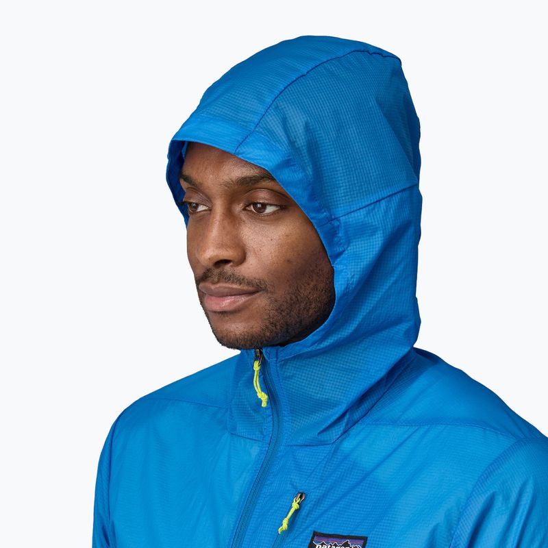 Куртка вітровка чоловіча Patagonia Houdini wetland blue 4
