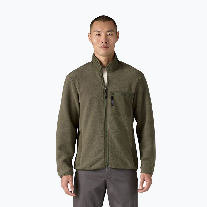 Кофта флісова чоловіча Patagonia Synch basin green
