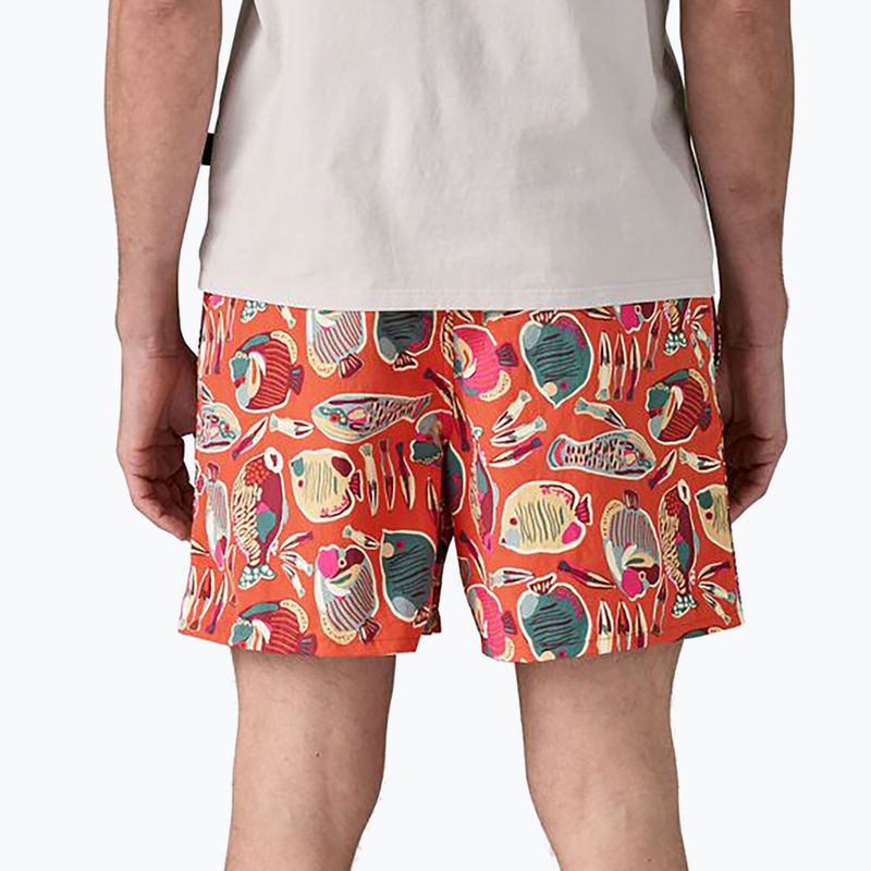 Шорти чоловічі Patagonia Baggies 5" wrasse/pollinator orange 3
