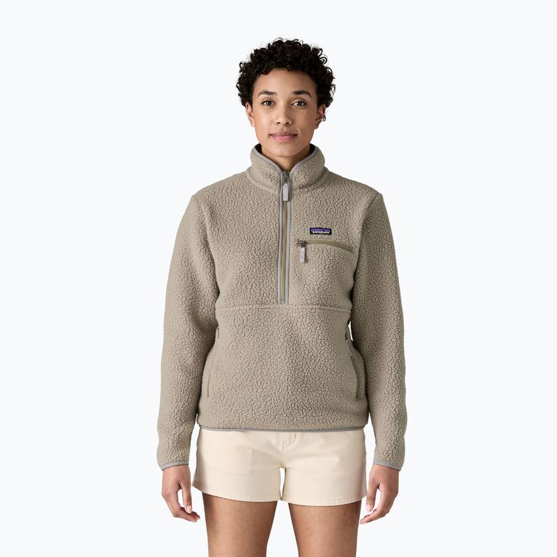 Кофта флісова жіноча Patagonia Retro Pile Marsupial river rock green 2