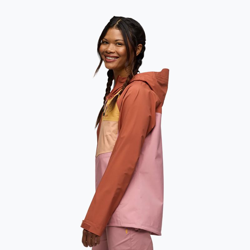 Куртка-дощовик жіноча Cotopaxi Impermeo 3L Hooded Shell faded brick/rose 4
