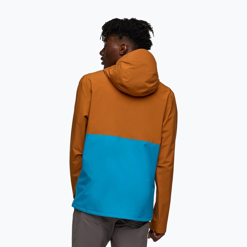 Куртка-дощовик чоловіча Cotopaxi Impermeo 3L Hooded Shell sienna/lake 3