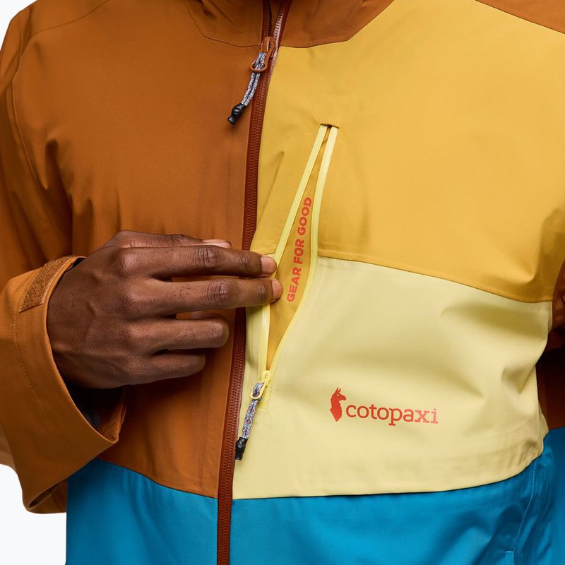 Куртка-дощовик чоловіча Cotopaxi Impermeo 3L Hooded Shell sienna/lake 11