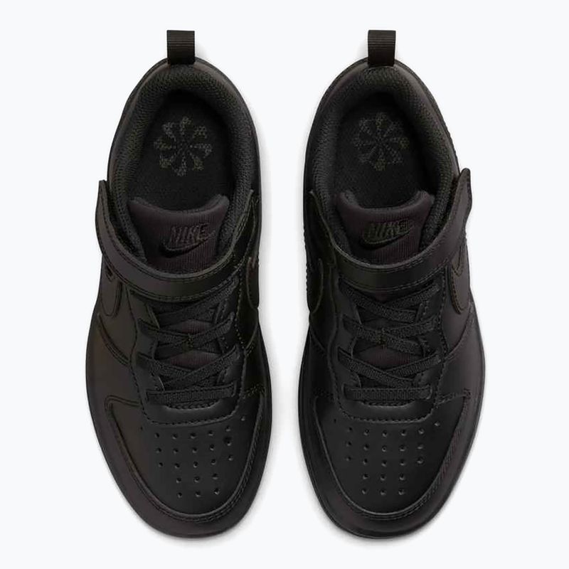 Кросівки дитячі Nike Court Borough Low Recraft black/black/black 3