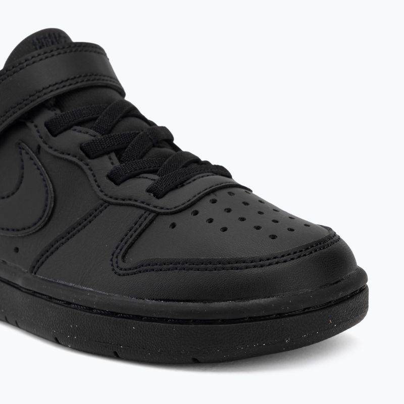 Кросівки дитячі Nike Court Borough Low Recraft black/black/black 7