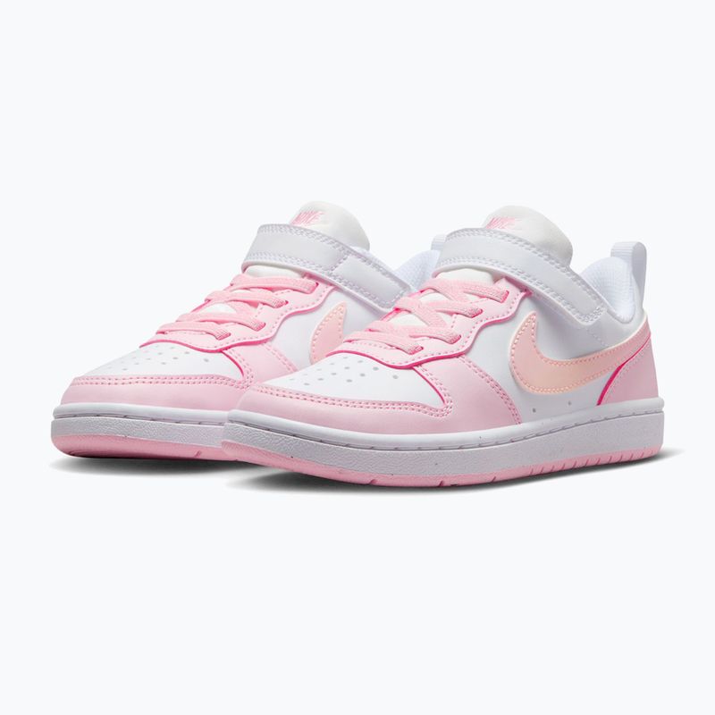 Взуття дитяче Nike Court Borough Low Recraft white/pink foam 3