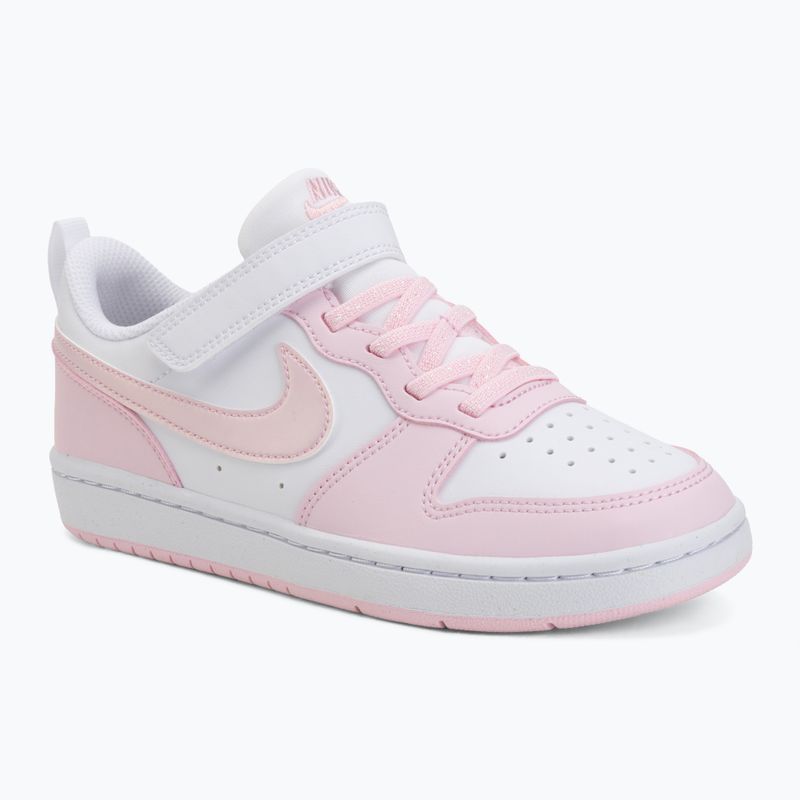 Взуття дитяче Nike Court Borough Low Recraft white/pink foam