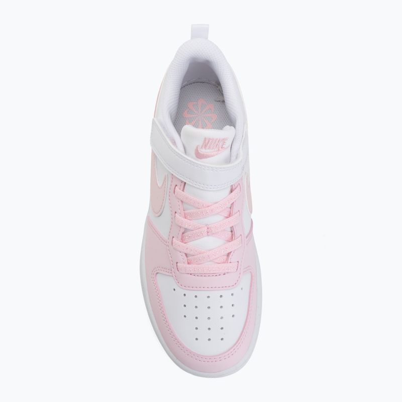 Взуття дитяче Nike Court Borough Low Recraft white/pink foam 5