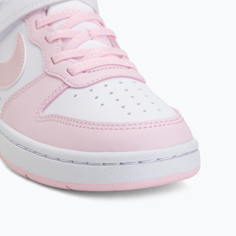 Взуття дитяче Nike Court Borough Low Recraft white/pink foam 7