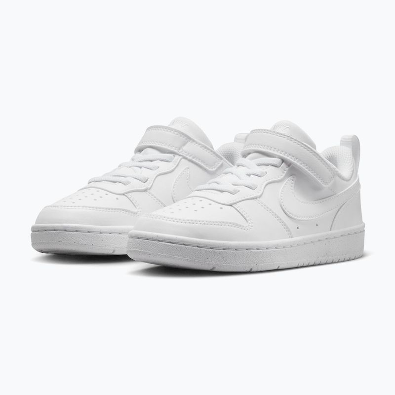 Взуття дитяче Nike Court Borough Low Recraft white/white/white 3