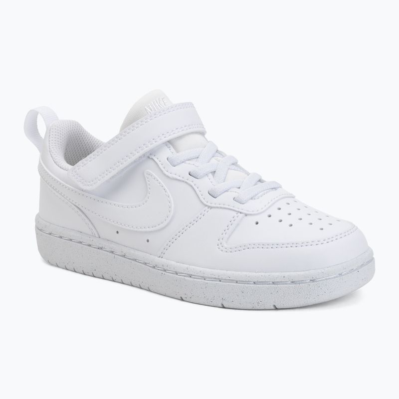 Взуття дитяче Nike Court Borough Low Recraft white/white/white