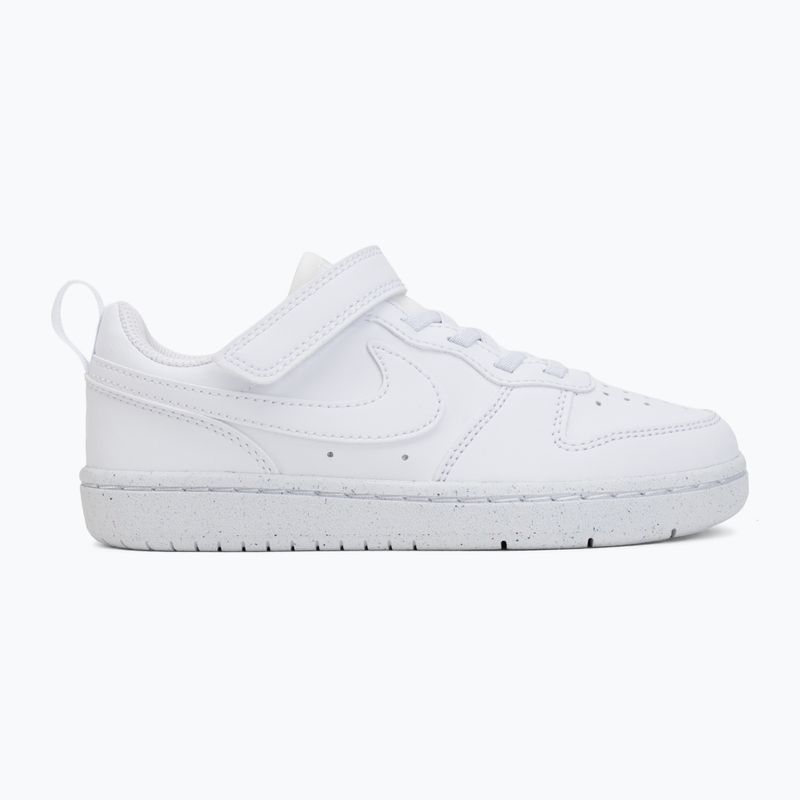 Взуття дитяче Nike Court Borough Low Recraft white/white/white 2