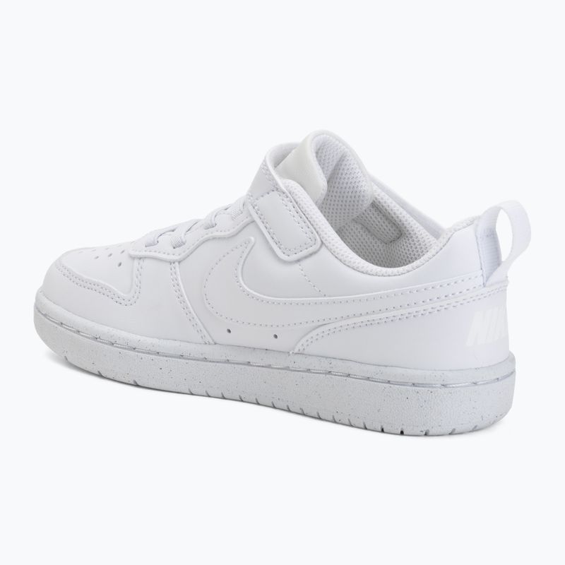 Взуття дитяче Nike Court Borough Low Recraft white/white/white 3